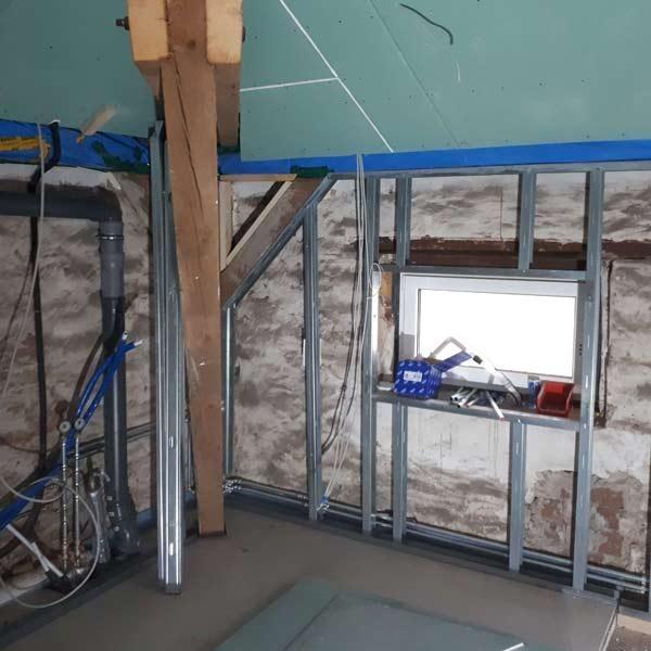 Loft im Rohbau